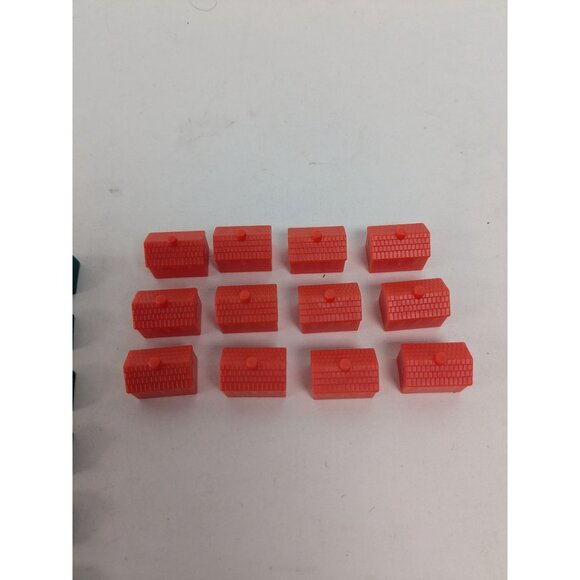 2013 Monopoly Classic Ed Game Replacement Motels Houses Buildings - Picture 2 of 3